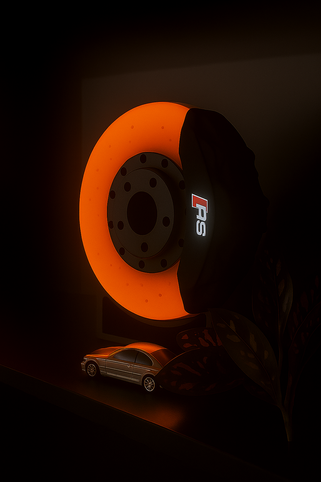 DiskAura™- LED Brake Disc Lamp for car Enthusiasts RS